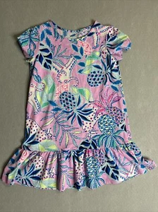 Lilly Pulitzer Dress Girls SZ Large Pop Up Dress Multi colored - Picture 1 of 9