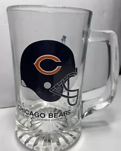 Tazza birra Stein vetro 32 oz NFL Chicago Bears Slim Jim Collection 1990 - Foto 1 di 12
