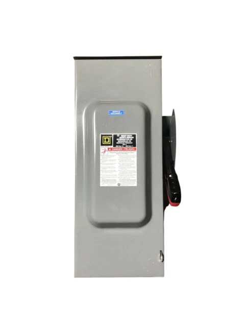 Square D 3 Phase 100A NEMA 3R Safety Switch (H363RB)