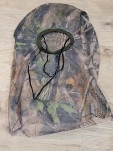 Mens Mesh Face Mask Real Tree Full Head Hunting - Picture 1 of 3