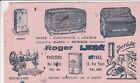 A129 Ancien  Buvard Roger LEBE Radio Musique a VOUZIERS et RETHEL electro menag