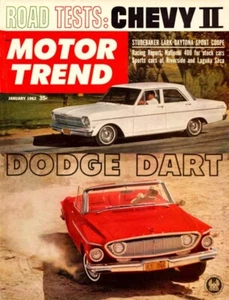 1962 Dodge Dart, Chevy II, Lark Daytona, Jaguar, more in vintage Motor Trend - Imagen 1 de 2