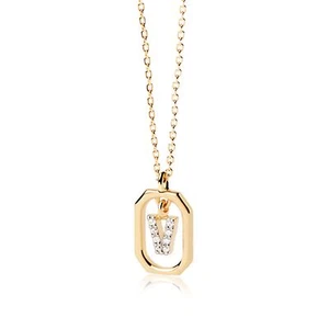 Initial Necklaces for Women, 14k Gold Plated Dainty Gold Letter Necklace Monogra - Picture 1 of 6