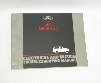 1995 Ford Bronco Original Factory Wiring Diagrams Shop Manual #F4 - Image 1 of 3