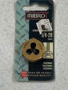 Mibro 1/4-inch-20 Hex Die. Fractional. Model #299631