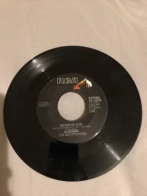 Alabama - Mountain Music / Never Be One - RCA 45 RPM Record - Image 1 of 2