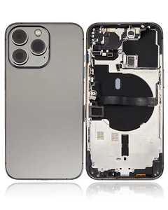 Coque arrière avec petits composants préinstallés compatible iPhone 13 Pro sans logo - Photo 1 sur 5