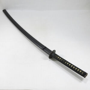 F3174: Real old KOSHIRAE for Japanese long sword KATANA w/good TSUBA of dragon