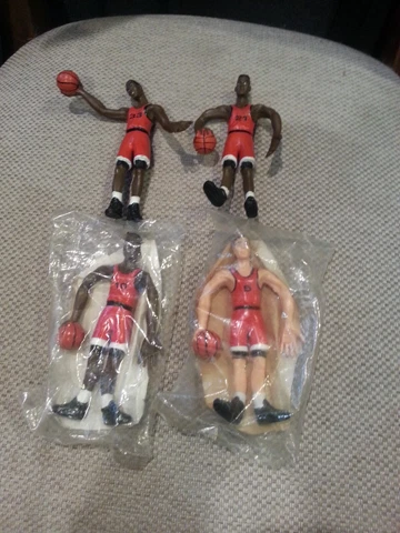 4 - 90s Rubber Bendy 5" Chicago Bulls Figures, BJ, Paxson, Pippen & King Cover