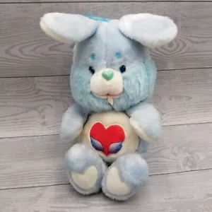 1984 Kenner Care Bears Cousins Swift Heart Rabbit Stuffed plush toy 11" Sitting - Picture 1 of 10