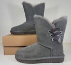 Ugg Constantine Genuine Shearling Womens  Boot Charcoal Size 6 Msrp $170 1125811