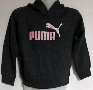 Puma Youth Kids Girls' Size 4 Fleece Lined Hooded Sweatshirt Hoodie MSRP $36.00 - Picture 1 of 11