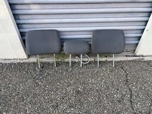 2012-2015 Toyota Tacoma Factory FRONT BENCH SEAT 3  Headrests Grey Gray Cloth - Bild 1 von 3