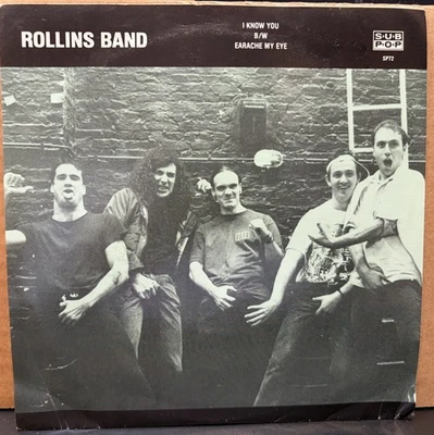 Henry ROLLINS BAND (BLACK FLAG) I KNOW YOU / Earache 1990 45 7" - Image 1 of 4