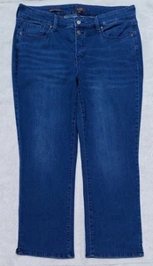 NYDJ MARILYN Straight Women's Lift Tuck Blue Jeans Med Wash EUC Size 12 (35x27) - Picture 1 of 9