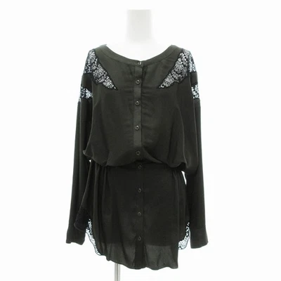 Camicia tunica trasparente in pizzo trecentotrenta giorni manica lunga taglia 38 - Immagine 1 di 4