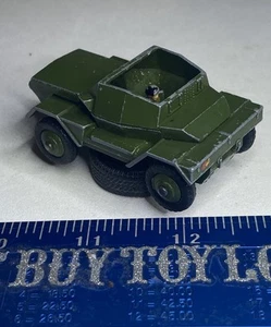 Vintage Dinky Toys #673 ARMY SCOUT CAR Meccano Ltd. Green 1950's England Toy - Picture 1 of 8