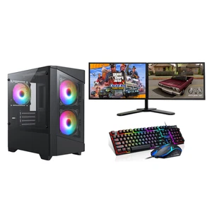 RGB GAMING PC Core i5 240 SSD 500 HDD 8GB RAM 2GB GT 730 / 1030 Windows 10 Wifi - Bild 1 von 12