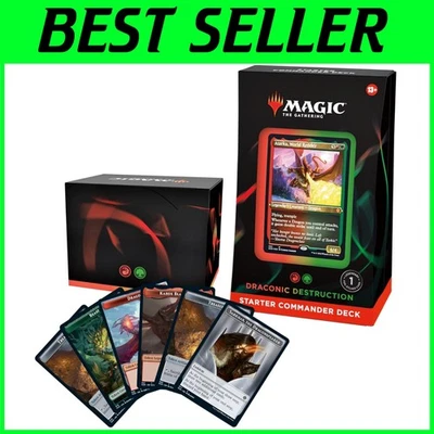 MTG Starter Deck - Draconic Destruction | Red-Green Dragons - Image 1 of 4