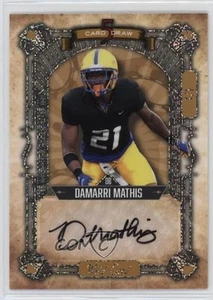 2022 5 Card Draw Sparkles Holo Foil - Tan 1/1 Damarri Mathis Rookie Auto RC n2o - Picture 1 of 3