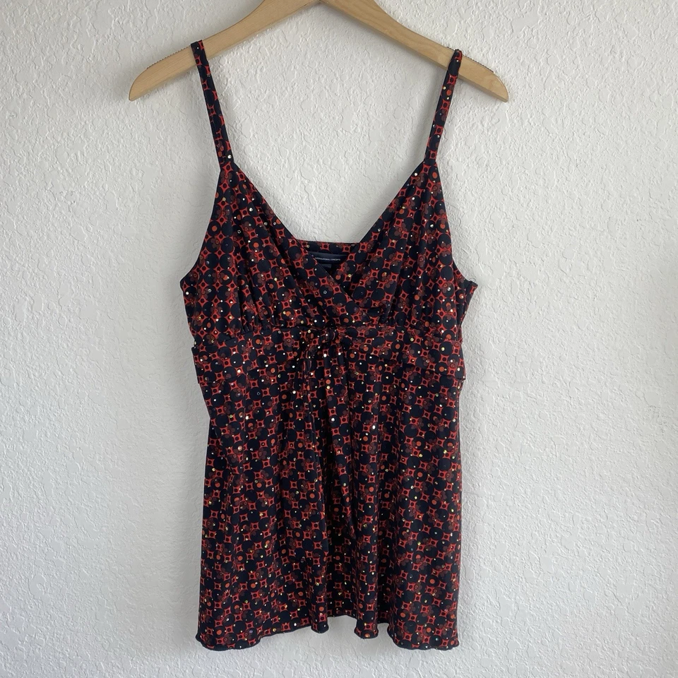 inc international concepts XL Babydoll Cami Tank Top Y2k Fairy Grunge Thin Strap - Image 1 of 4