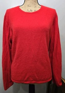 Queen of Scots 100% Cashmere Long Sleeve Sweater Women's XL - Picture 1 of 10