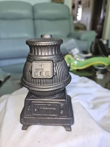 Iron Stove Or Pot Belly Bank - Picture 1 of 11