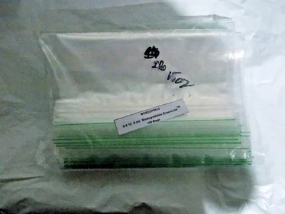 100ct 9" x 12" x 2 mil Clear Biodegradable Zip Lock Bags by Minigrip GreenLine - Image 1 of 4