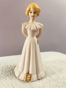 Enesco Growing Up Birthday Girls Age 13 Blond Hair MAX3803 - Picture 1 of 8