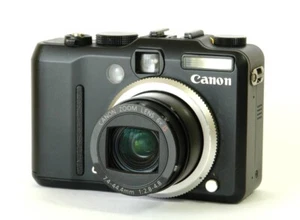 [NEAR MINT w/Case & Strap] Canon PowerShot G7 10.0MP Digital Camera Black JAPAN - Picture 1 of 9
