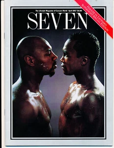 CAESARS WORLD MAGAZINE - HAGLER VS LEONARD SUPERFIGHT SPECIAL EDITION - BOXING - Picture 1 of 12