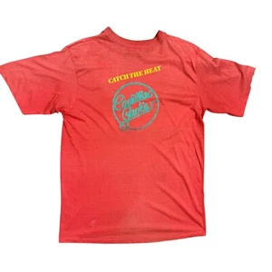 Vintage 1980s Cadillac Jacks "Catch The Heat" Single Stitch Graphic TShirt Large - Picture 1 of 8