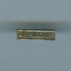 FRANKREICH MILITÄR FRANZÖSISCHE MINIATUR FÜR BANDLEISTE - AGRAFE / SPANGE - AFQUEOCCLEFSE - Bild 1 von 2