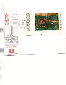 Vatican FDC Sc#519-block of 4 - Picture 1 of 1