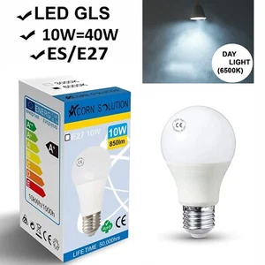 GLS LED 10W/11W/12W Light Bulb BC B22 - ES E27 Warm/Cool/Day White A60 Bulb - Picture 1 of 11