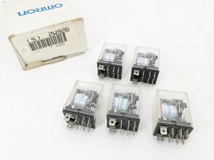 Box of 5 New Omron LY1-AC110/120 Relays 15A 120VAC 2W926 - Picture 1 of 6