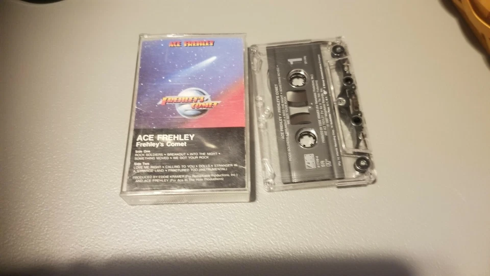 Ace Frehley - Frehley's Comet (Cassette, 1987 Megaforce Records/Atlantic) EX - Image 1 of 1