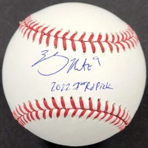 Zach Neto signed "2022 1st Rd Pick" MLB Baseball Angels ~ BAS Beckett Witness - Picture 1 of 4