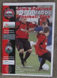 2011-12 Porthmadog v Rhyl - Huws Gray Alliance League - Picture 1 of 2