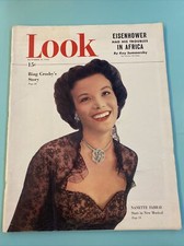 1948 October 26 Look Magazine Nanette Fabray Cover Eisenhower George Ratterman