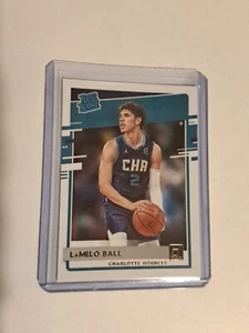 2020-21   PANINI  DONRUSS -  LaMELO BALL - HORNETS #202 - RATED ROOKIE - Picture 1 of 2