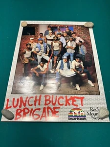 VINTAGE DENVER NUGGETS POSTER 1985 -86 LUNCH EIMER BRIGADE ALEX ENGLISCH - Bild 1 von 2