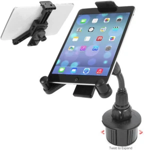 Apple iPad Air Mini Pro Galaxy Tab 12.9 15 iphone/Tablet Water Cup Holder Mount - Picture 1 of 3