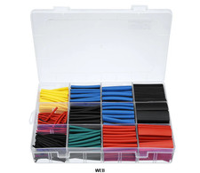 Kit guaine termorestringenti colorate assortite - 560 pz