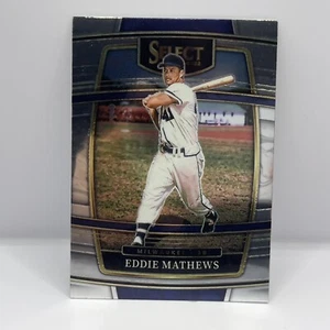 2022 Panini Select Baseball Eddie Mathews Concourse Level #87 Milwaukee Braves - Picture 1 of 2