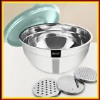 Mixing Bowl with 3 Grater Attachment Kitchen Bowls Solid for Food Storage & Prep