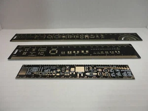 Kit Regla Cable PCB Juego de 3 x 15cm 20cm 25cm Electrónica Chip Pitch Medición - Imagen 1 de 12