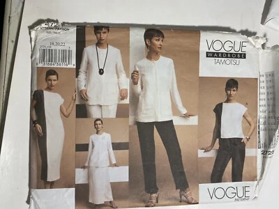 Vogue American Designer 2725 Tamotsu Women's Capsule Wardrobe 18-22 Uncut - Image 1 of 2