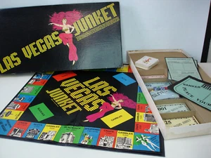 Vintage 1979 Las Vegas Junket Board Game Cadaco COMPLETE Box Has Some Wear COOL - Picture 1 of 6