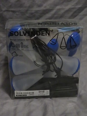 New Ikea Solvinden String Lights Outdoor Decorative Battery Blue Buoy Nautical - Image 1 of 4
